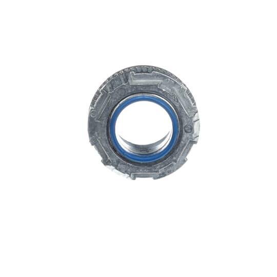 H100A Hub Connector With Thermoplastic Insulated Throat, 1 in, For Use With Rigid/IMC Conduits, Aluminum