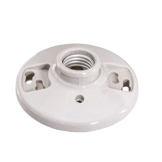 Southwire - Topaz® POR1 Lampholder Porcelain, Medium, White