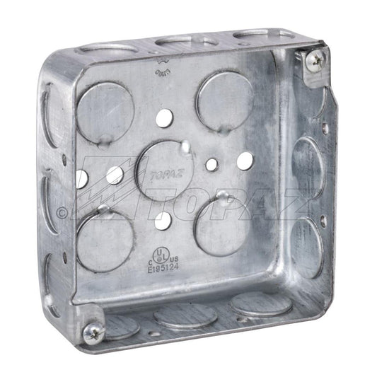 H4451 Handy Box, Steel, 13.5 cu in Capacity, 11 Knockouts