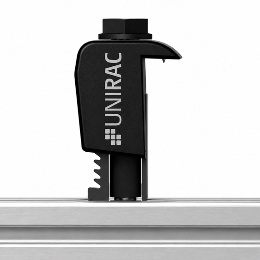 Unirac Universal AF Series End Clamp, Dark Finish