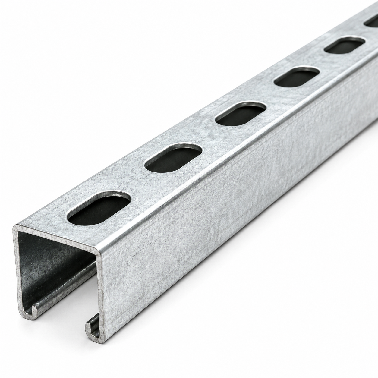 Atkore® Channel With Holes 12 Gauge 1-5/8" X 1-5/8" 10 FT Long Pre Galv