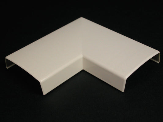 Wiremold® 2311 Flat Non-Metallic Raceway Elbow, 90 deg Bend, 11/16 x 2-1/4 in OD, PVC