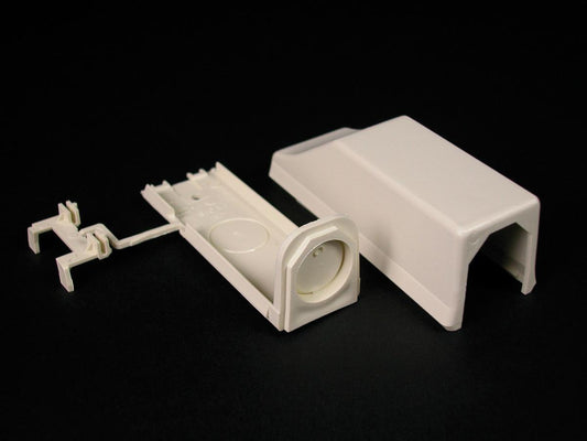 Wiremold® 810A2-WH Entrance End Fitting, For Use With 400 and 800 Series Raceway, PVC, White