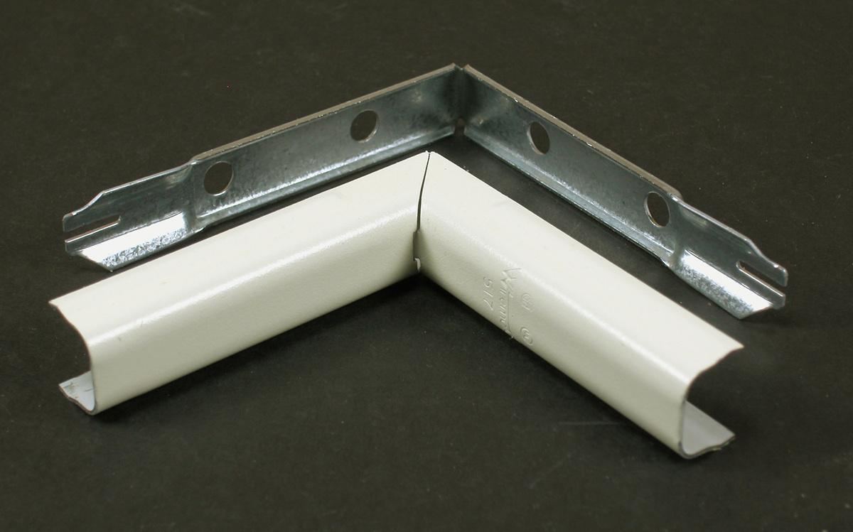 Wiremold® V517 Internal Raceway Elbow, 90 deg Bend, Steel