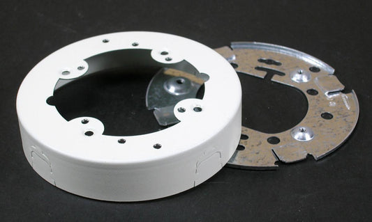 Wiremold® V5737 Extension Box/Open Base, 4-3/4 in L x 1 in W x 5-1/2 in H, Steel, Ivory/White