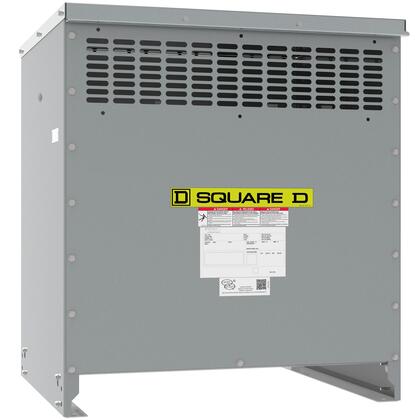 Square D™ EXN75T3H EX™ Low Voltage Dry-Type Distribution Transformer, DOE 2016, 75 kVA, 3-Phase, 480V Delta Primary, 208Y/120 VAC Secondary, 150°C Rise